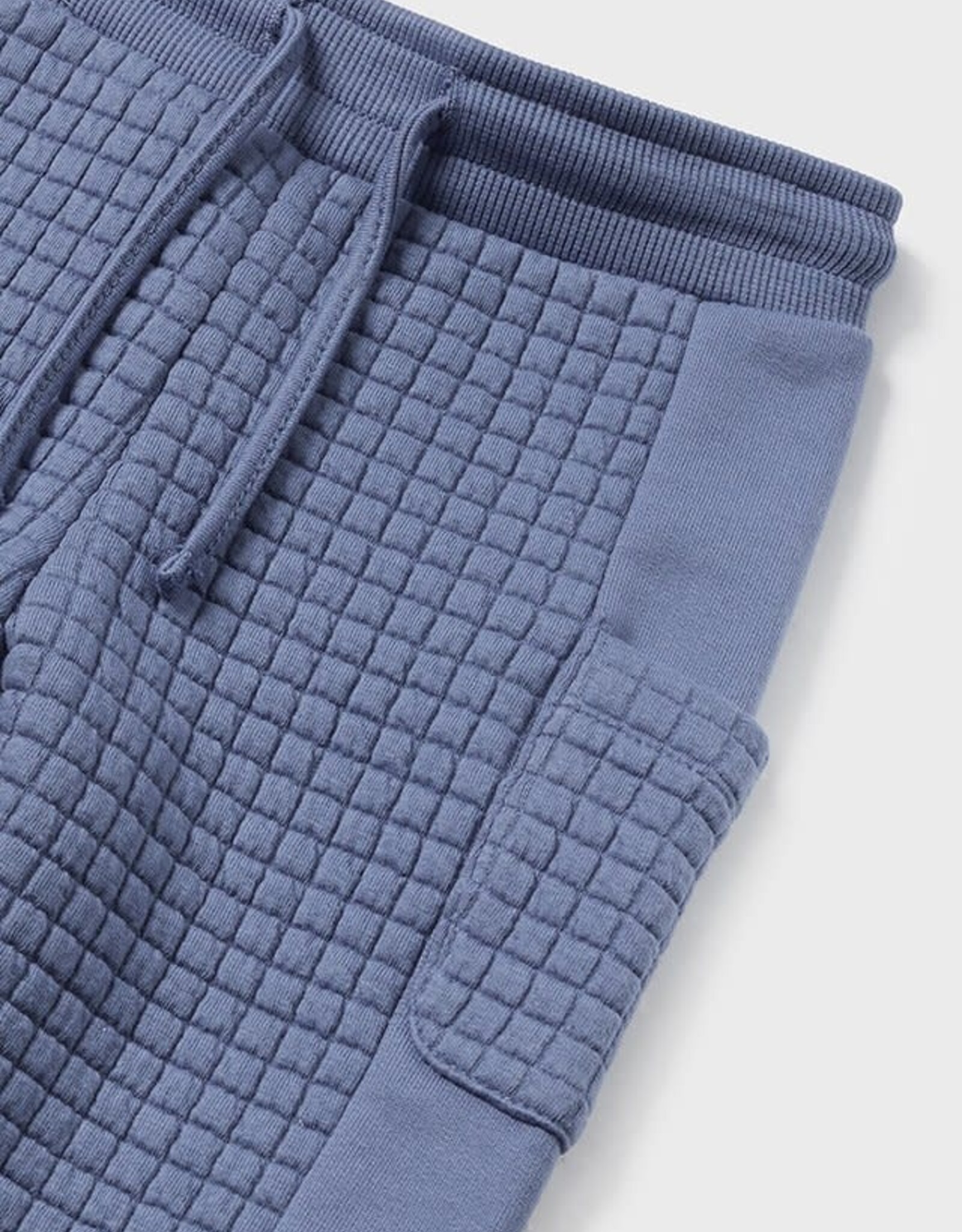 Mayoral Steel Blue Knit Pants
