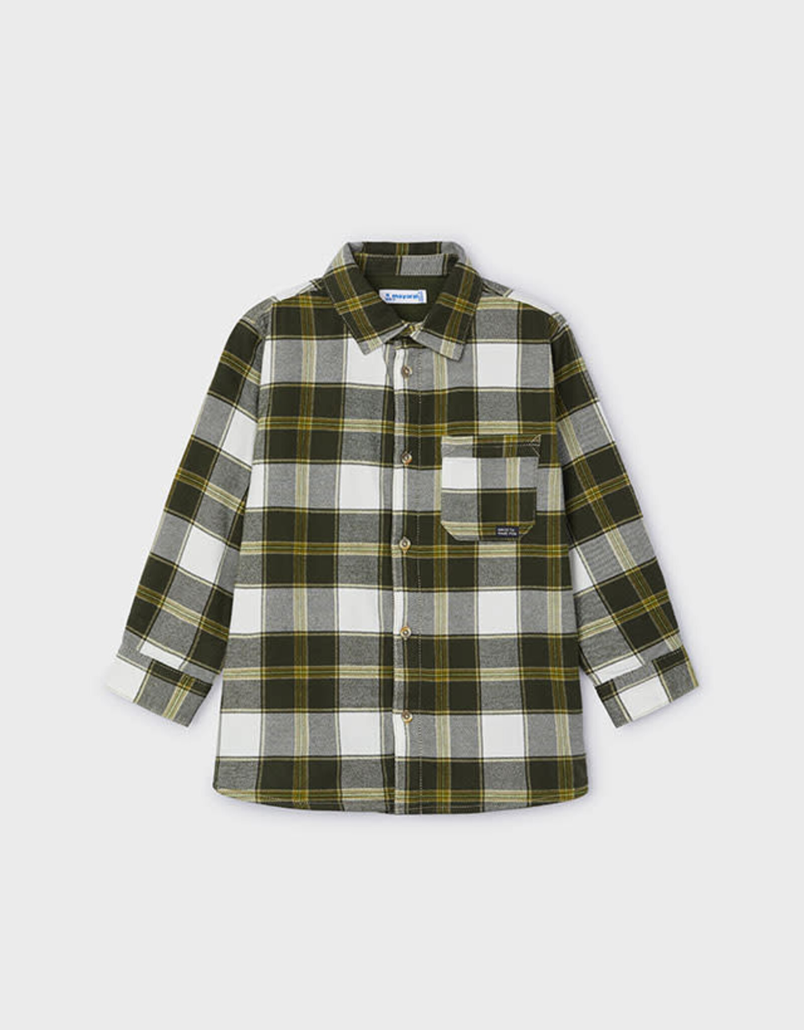 Mayoral Moss Checked Overshirt