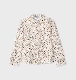 Mayoral Chickpea Pretty Printed Blouse