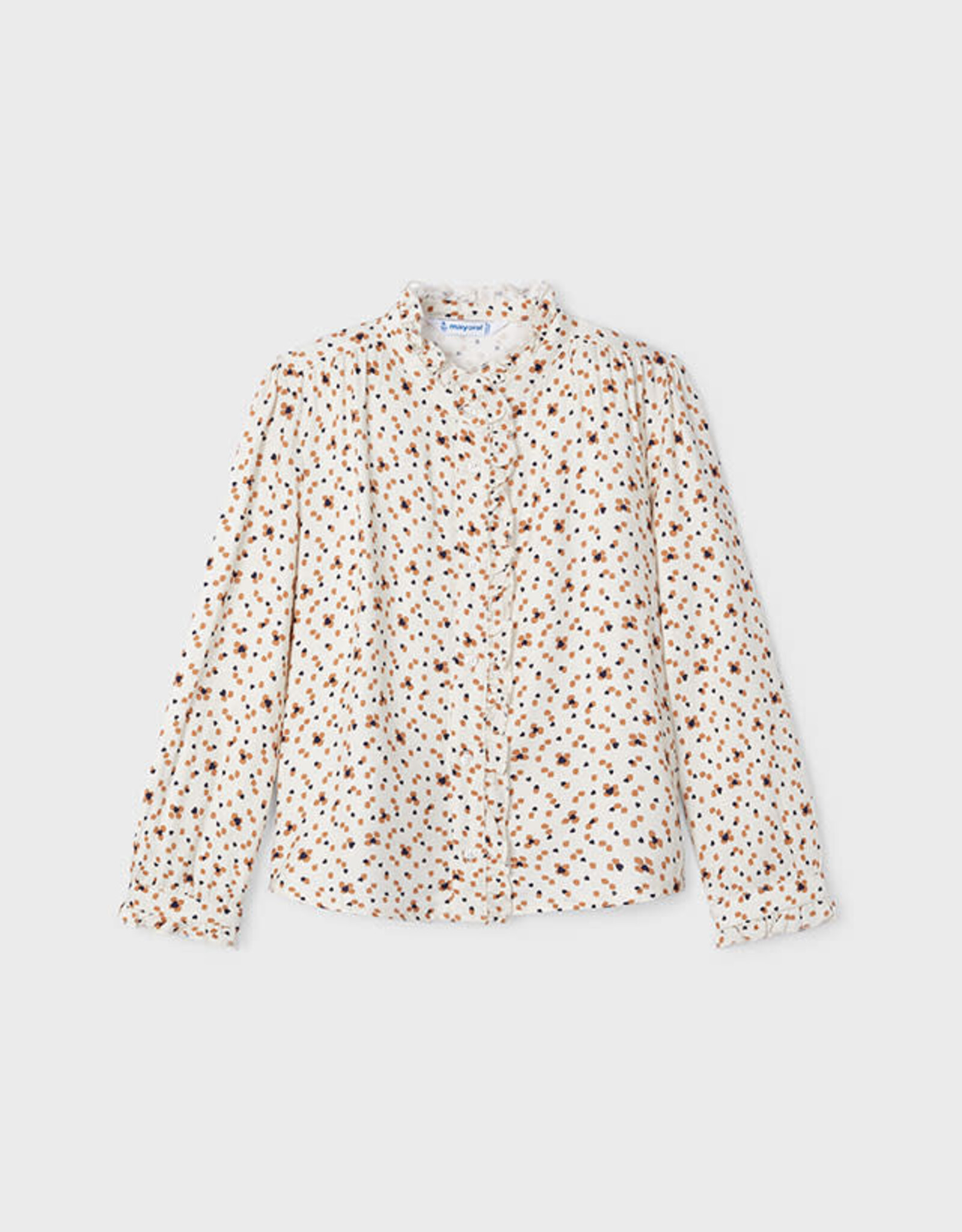 Mayoral Chickpea Pretty Printed Blouse