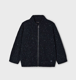 Mayoral Blue Tweed Light Jacket