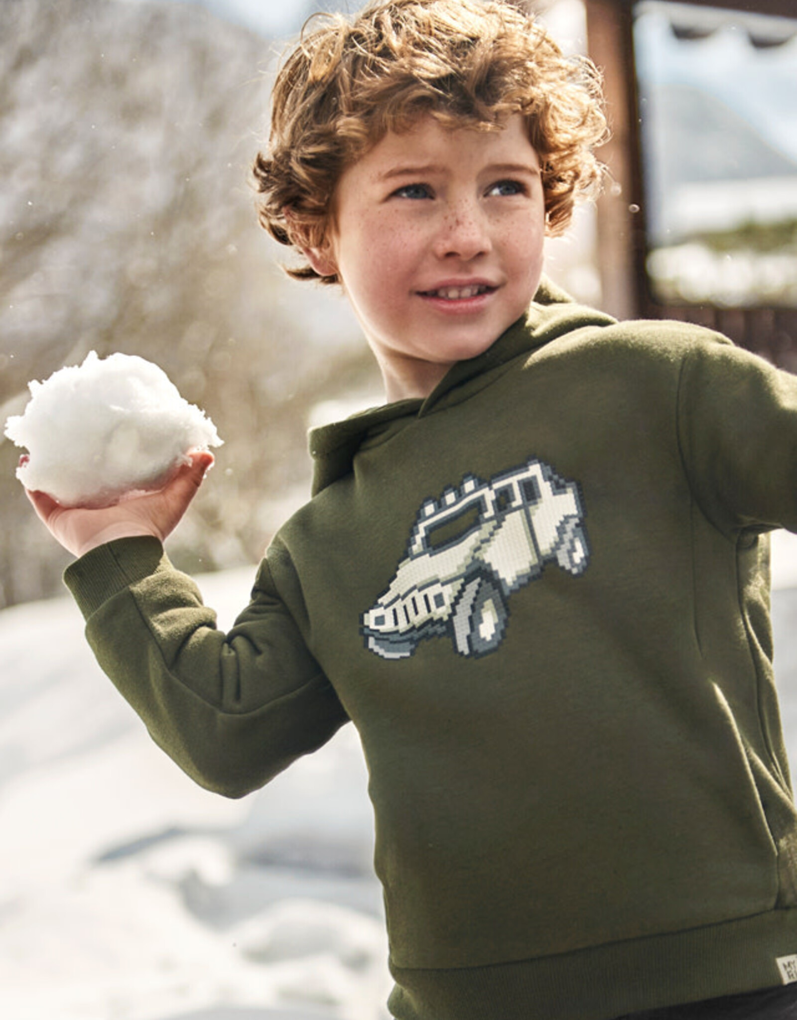 Mayoral Moss Car Hoodie