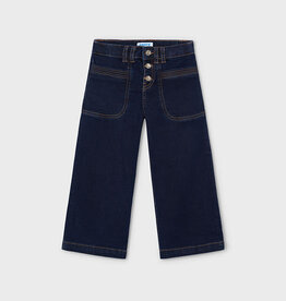 Mayoral Dark Wide Leg Trousers