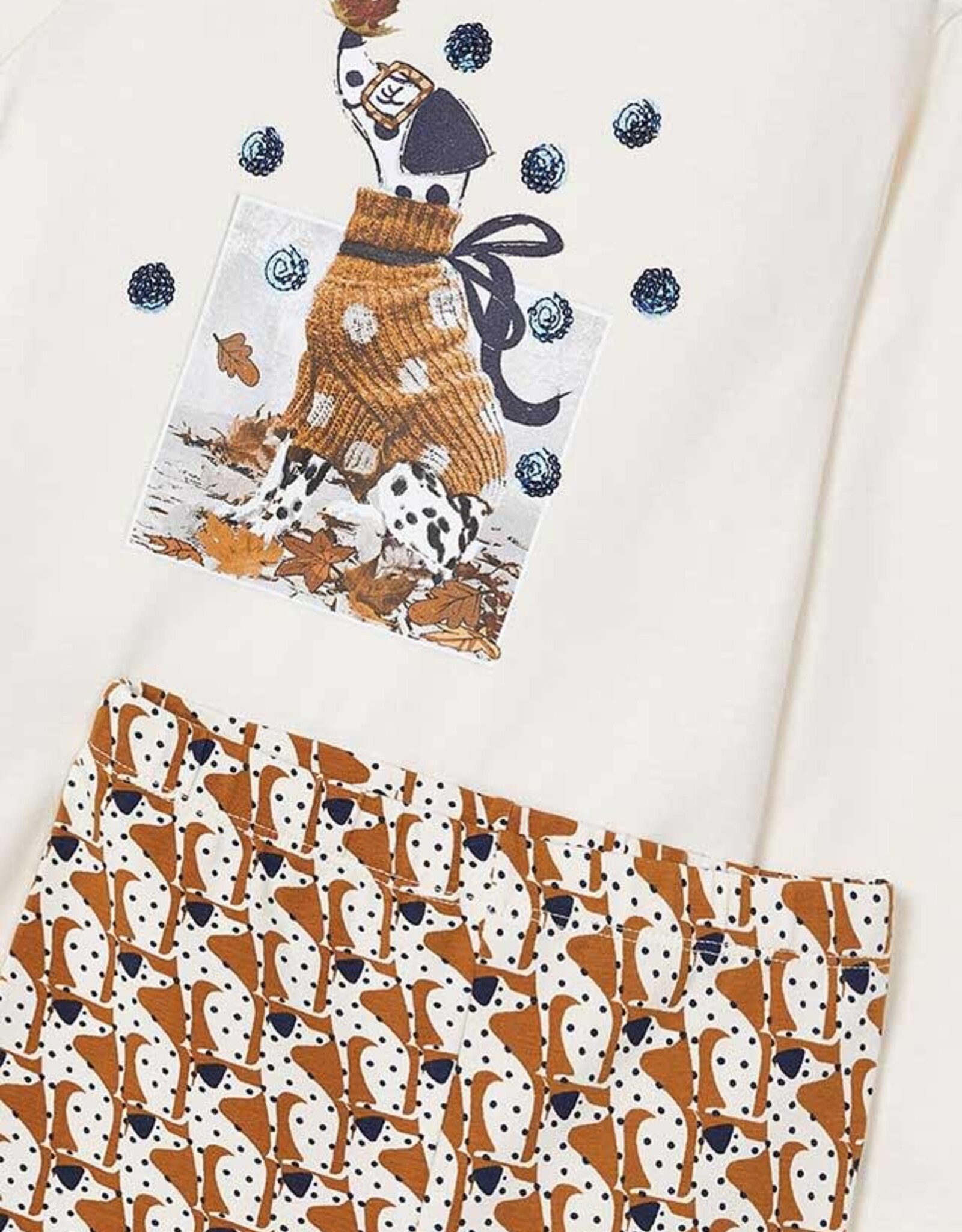 Mayoral Dalmation Leggings Set