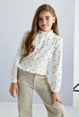 Mayoral Natural Pattern Long Sleeve Tween