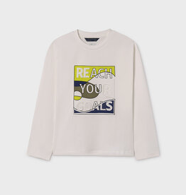 Mayoral "Reach Your Goals" Lime Long Sleeve