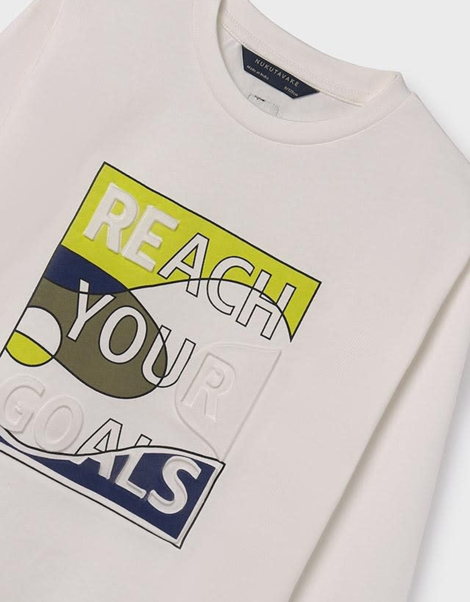 Mayoral "Reach Your Goals" Lime Long Sleeve