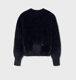 Mayoral Black Fluffy Jumper