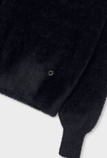 Mayoral Black Fluffy Jumper
