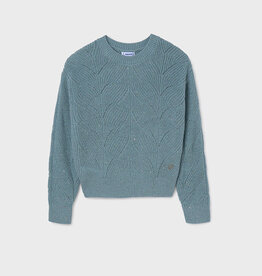 Mayoral Lake Blue Sequins Sweater