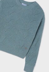 Mayoral Lake Blue Sequins Sweater