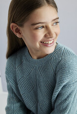 Mayoral Lake Blue Sequins Sweater