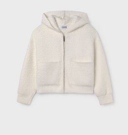 Mayoral Natural Tween Zip Up w/Hood