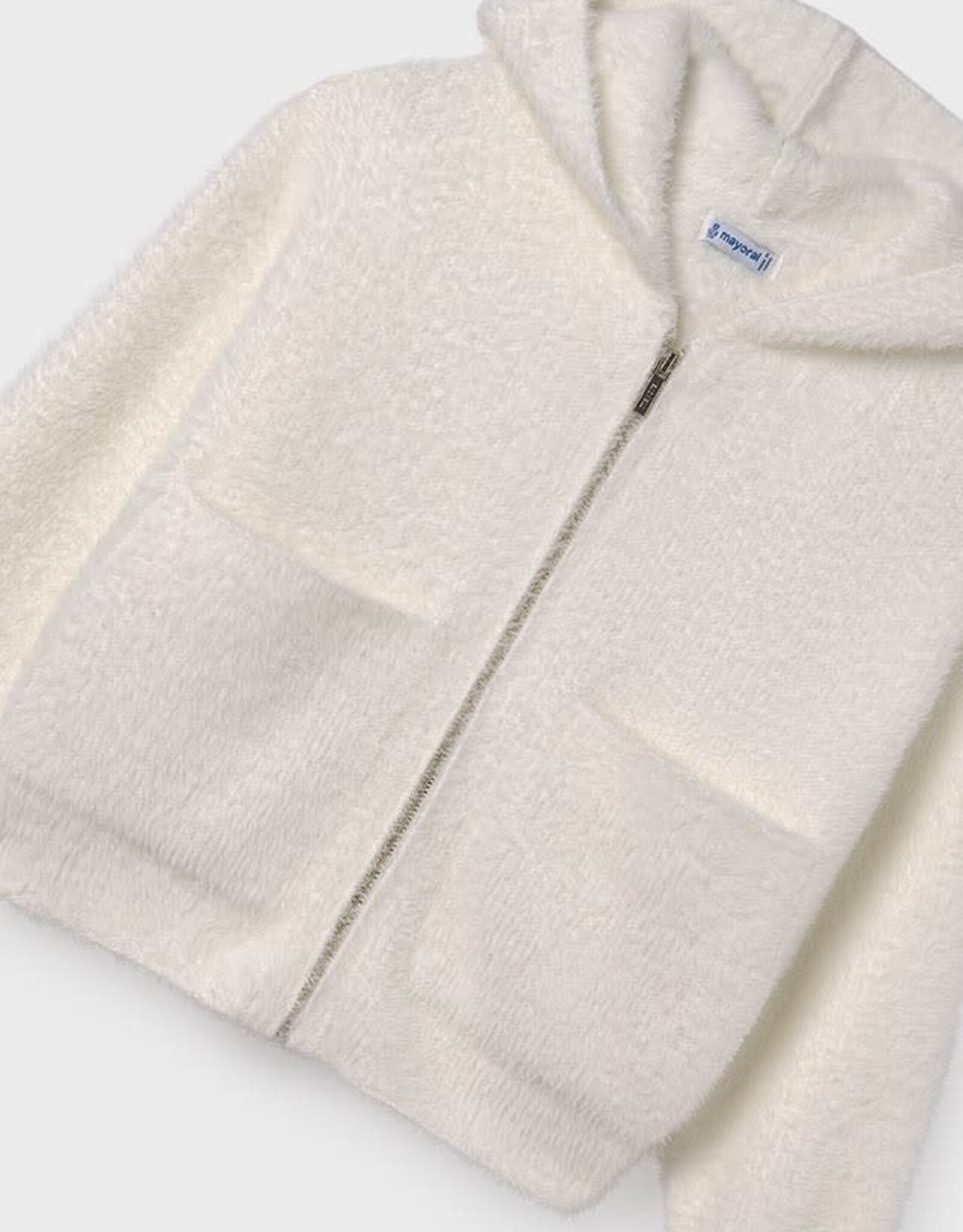 Mayoral Natural Tween Zip Up w/Hood