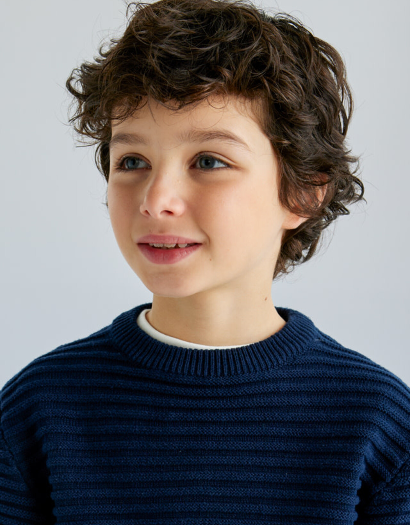 Mayoral Navy Tween Jaquard Jumper