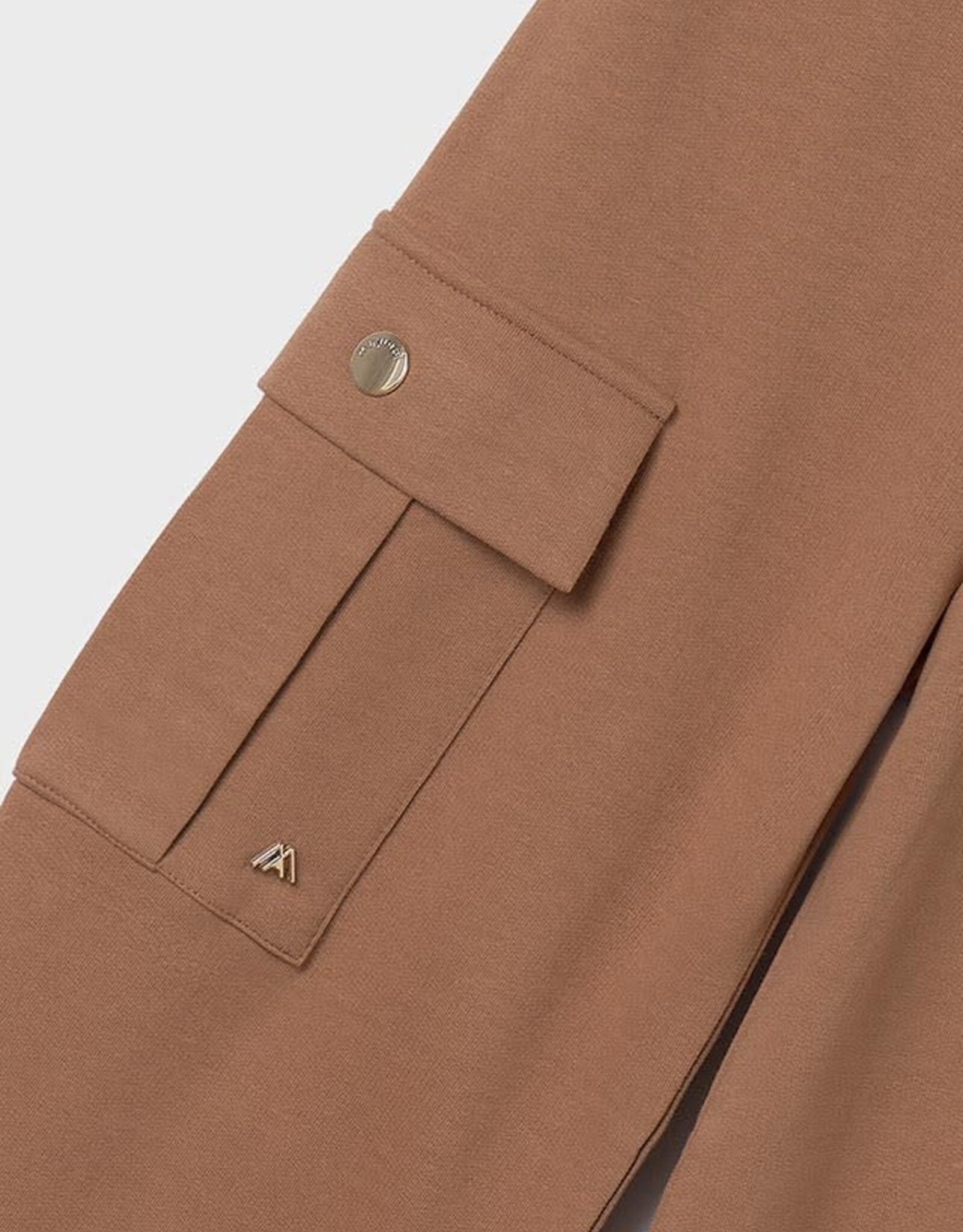 Mayoral Cinammon Fleece Cargo Pants