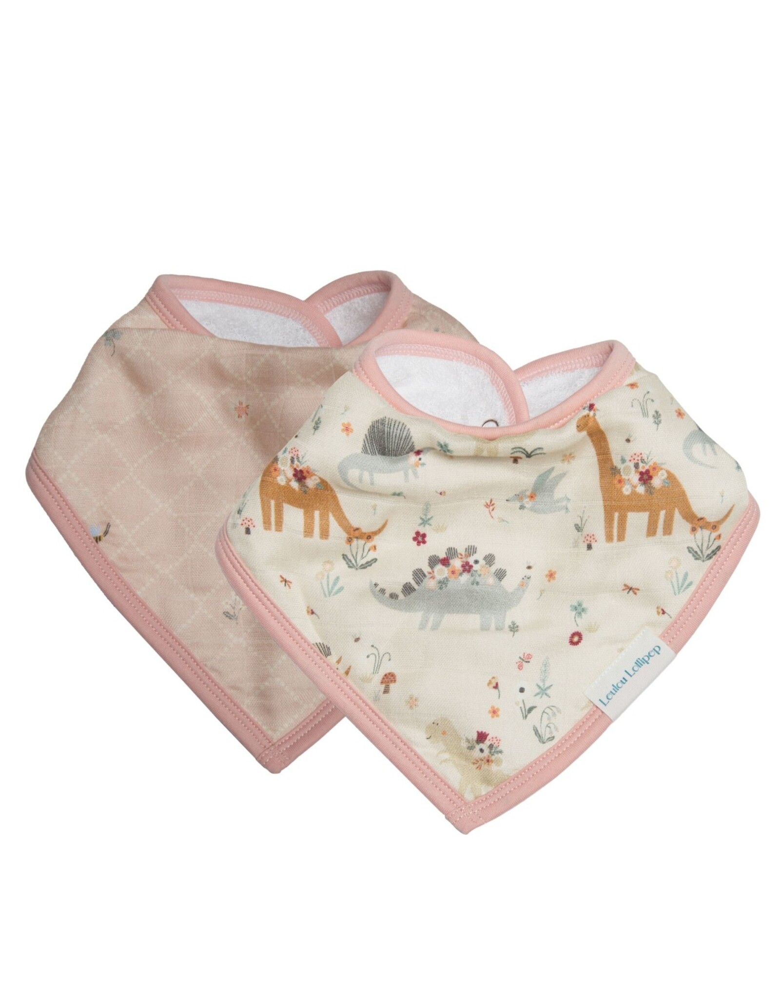 Loulou Lollipop Bandana Bib Set - Baby Dinomite