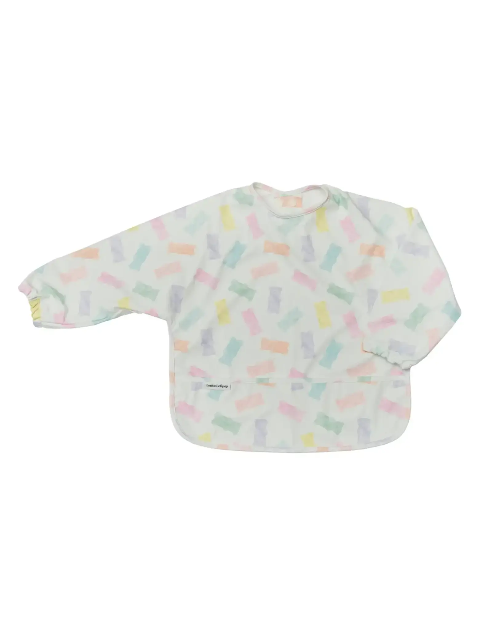 Loulou Lollipop Long Sleeve Waterproof Bib - Gummy Bears