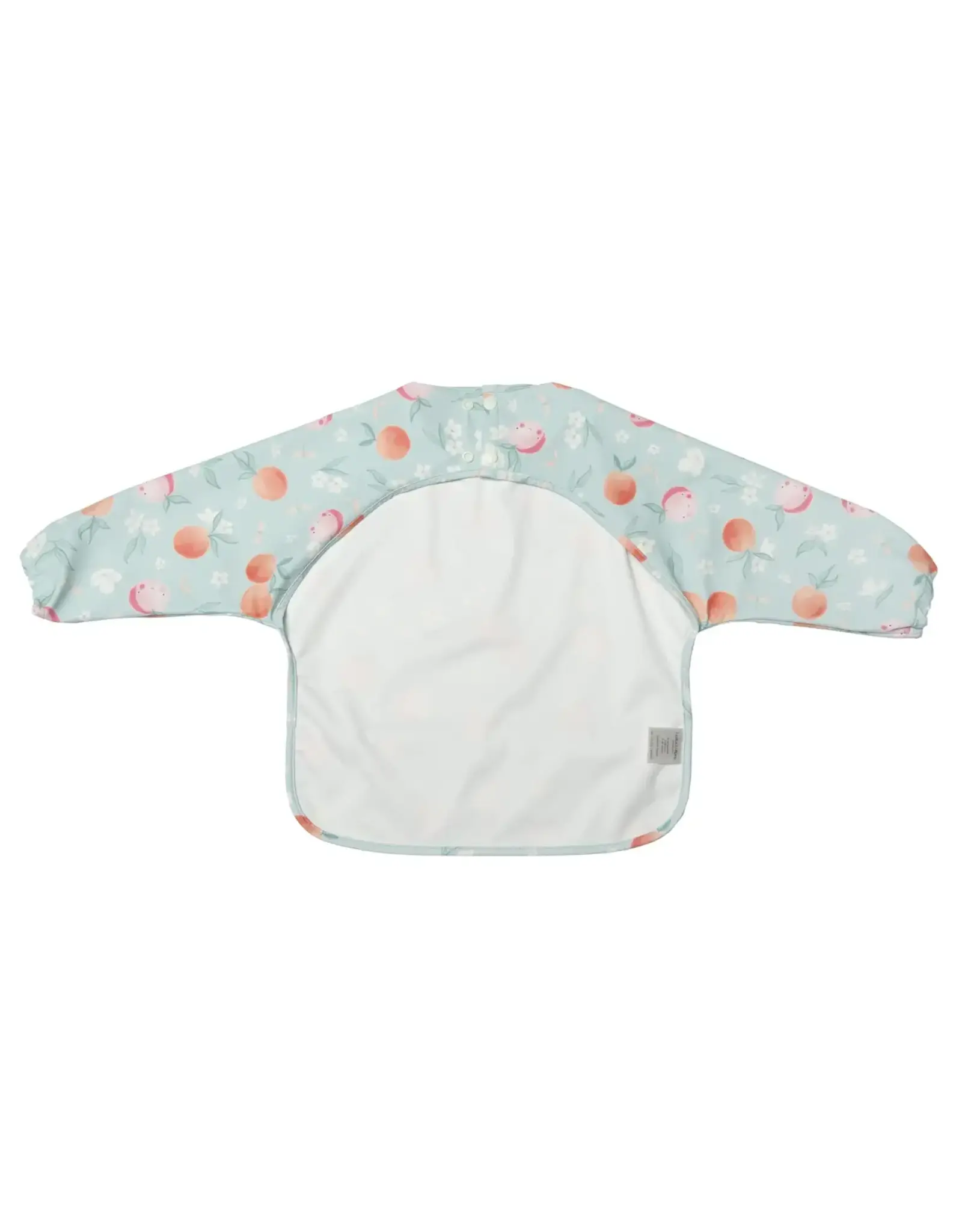 Loulou Lollipop Long Sleeve Waterproof Bib - Peaches