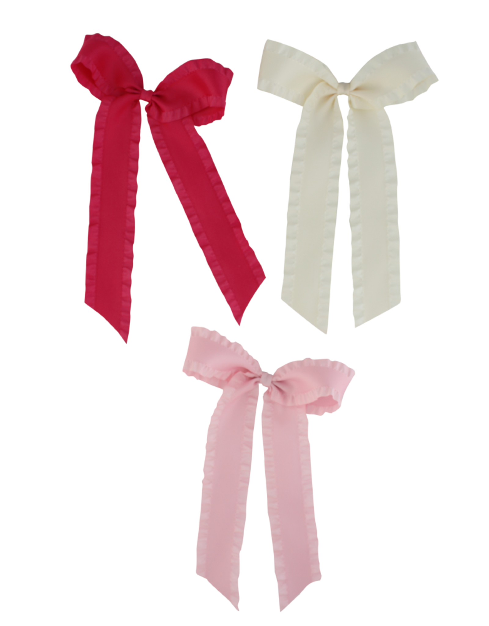 Bows Arts Ruffle Long Tail Bows