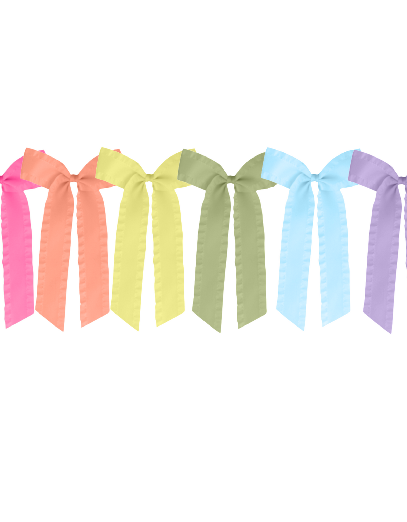 Bows Arts Ruffle Long Tail Bows