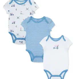 Little Me Golf Club 3-Pack Bodysuits