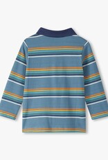 Hatley Bluestone Stripe Longsleeve Polo