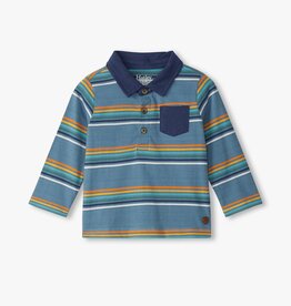 Hatley Bluestone Stripe Longsleeve Polo