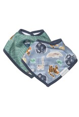 Loulou Lollipop Bandana Bib Set - Jungle Friends