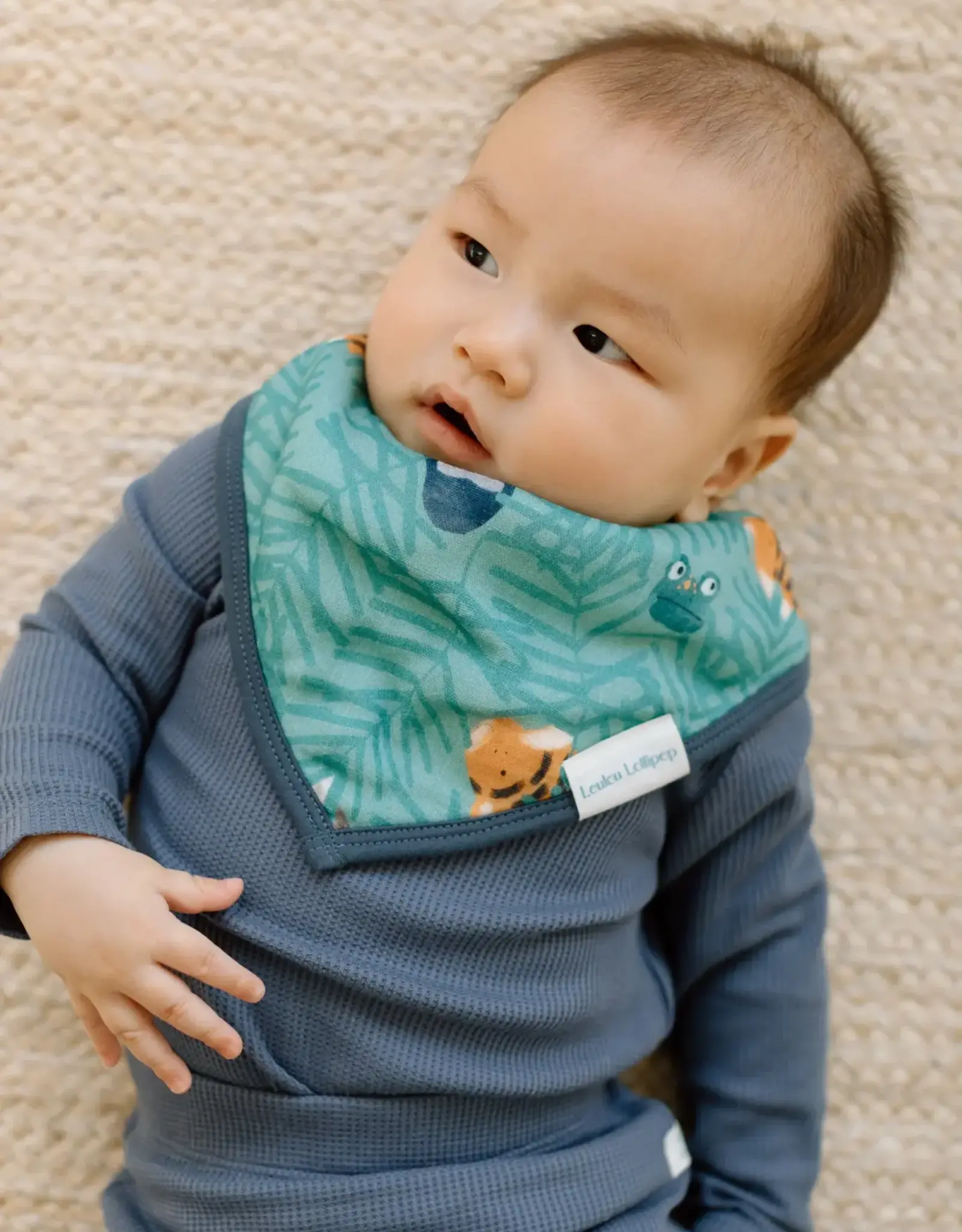 Loulou Lollipop Bandana Bib Set - Jungle Friends