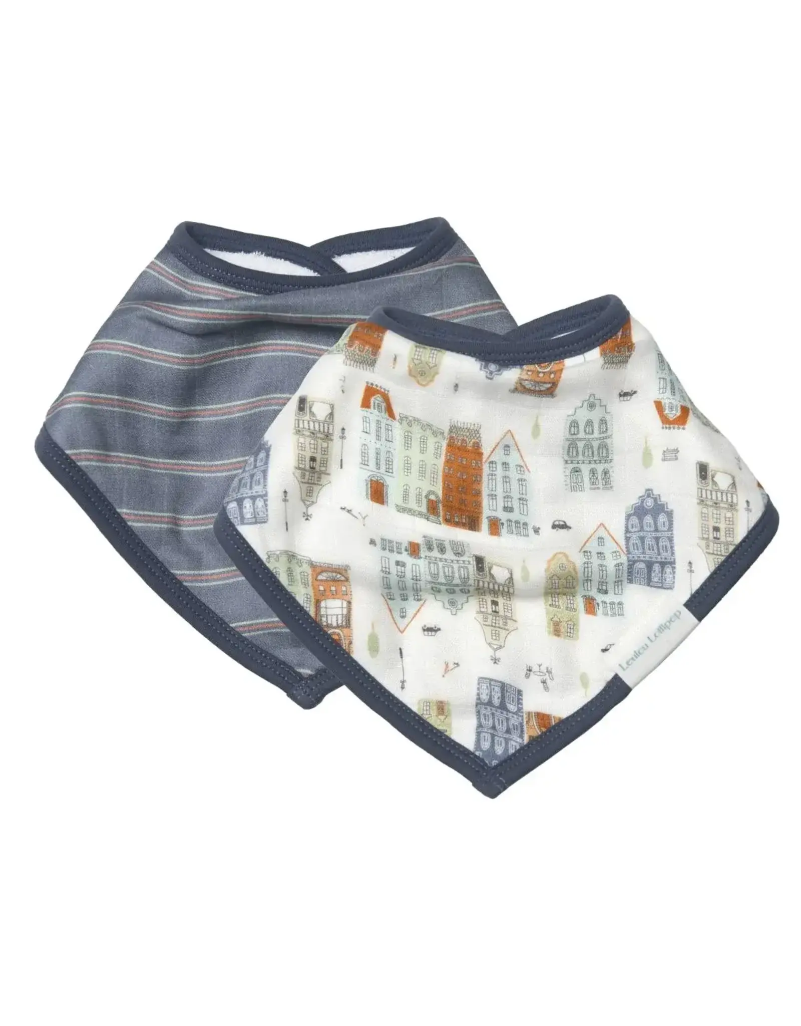 Loulou Lollipop Bandana Bib Set - Home Sweet Home