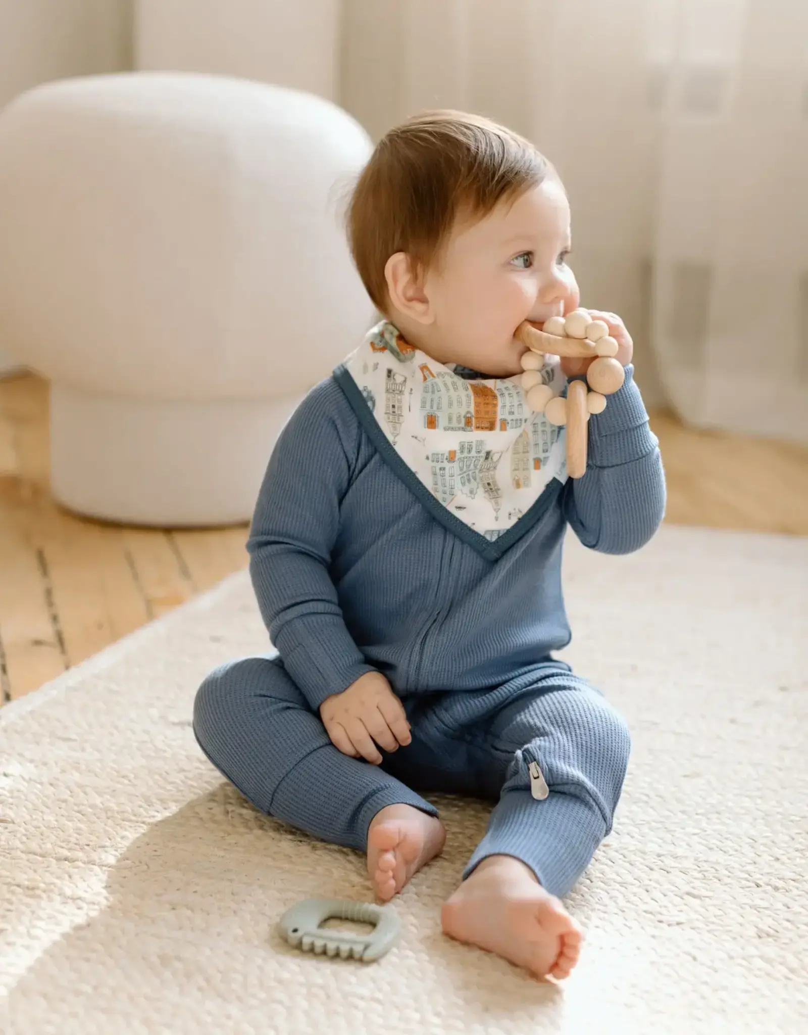 Loulou Lollipop Bandana Bib Set - Home Sweet Home