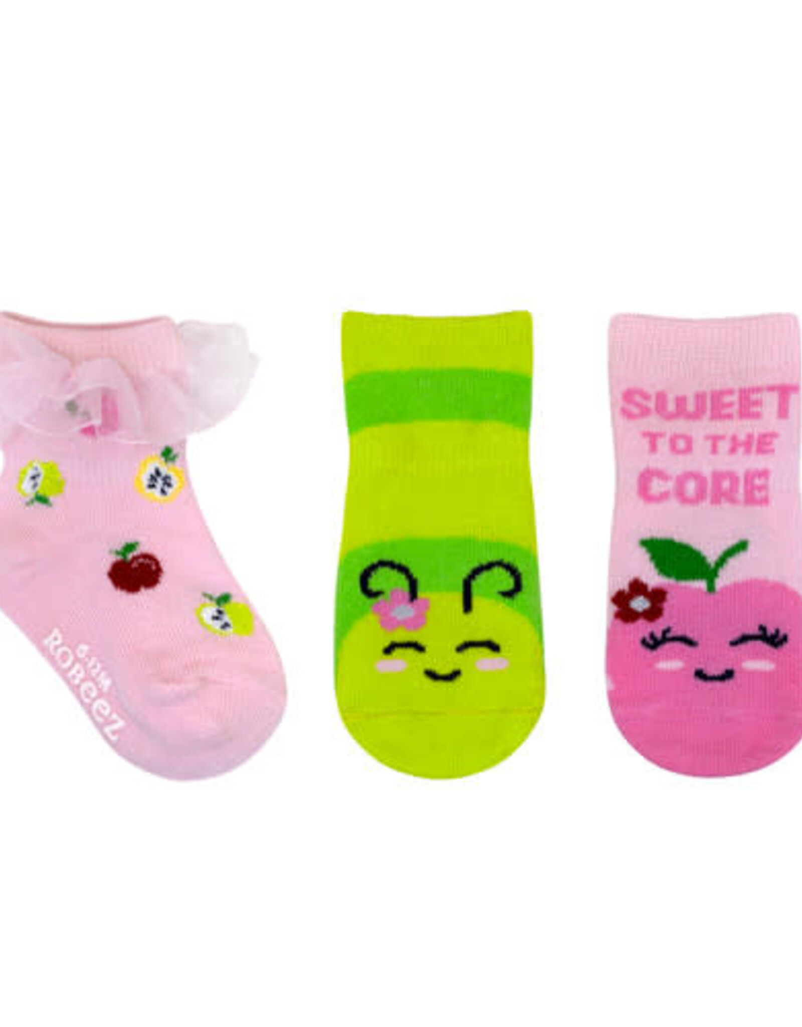 Robeez Sweet to the Core 3pr Socks
