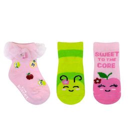 Robeez Sweet to the Core 3pr Socks