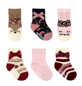 Robeez Woodland Friends 6 pr Socks