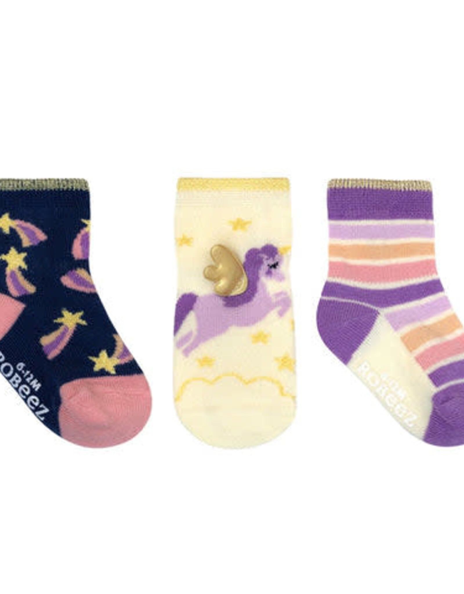 Robeez Shooting Star 3pr Socks