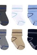 Robeez Liam Stripes 6pr Socks