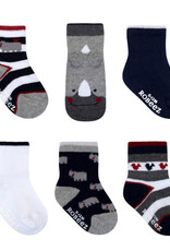 Robeez Friendly Rhino 6pr Socks