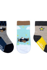 Robeez I'm Heli-Cute 3pr Socks