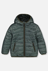 Deux Par Deux Wolves & Bears Quilted Jacket