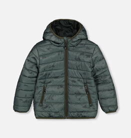 Deux Par Deux Wolves & Bears Quilted Jacket