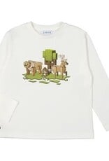 Mayoral Cream Geo Nature Shirt