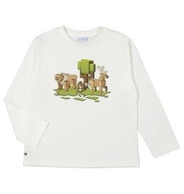 Mayoral Cream Geo Nature Shirt