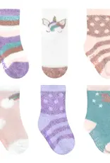 Robeez Cozy Unicorn 6pr Socks