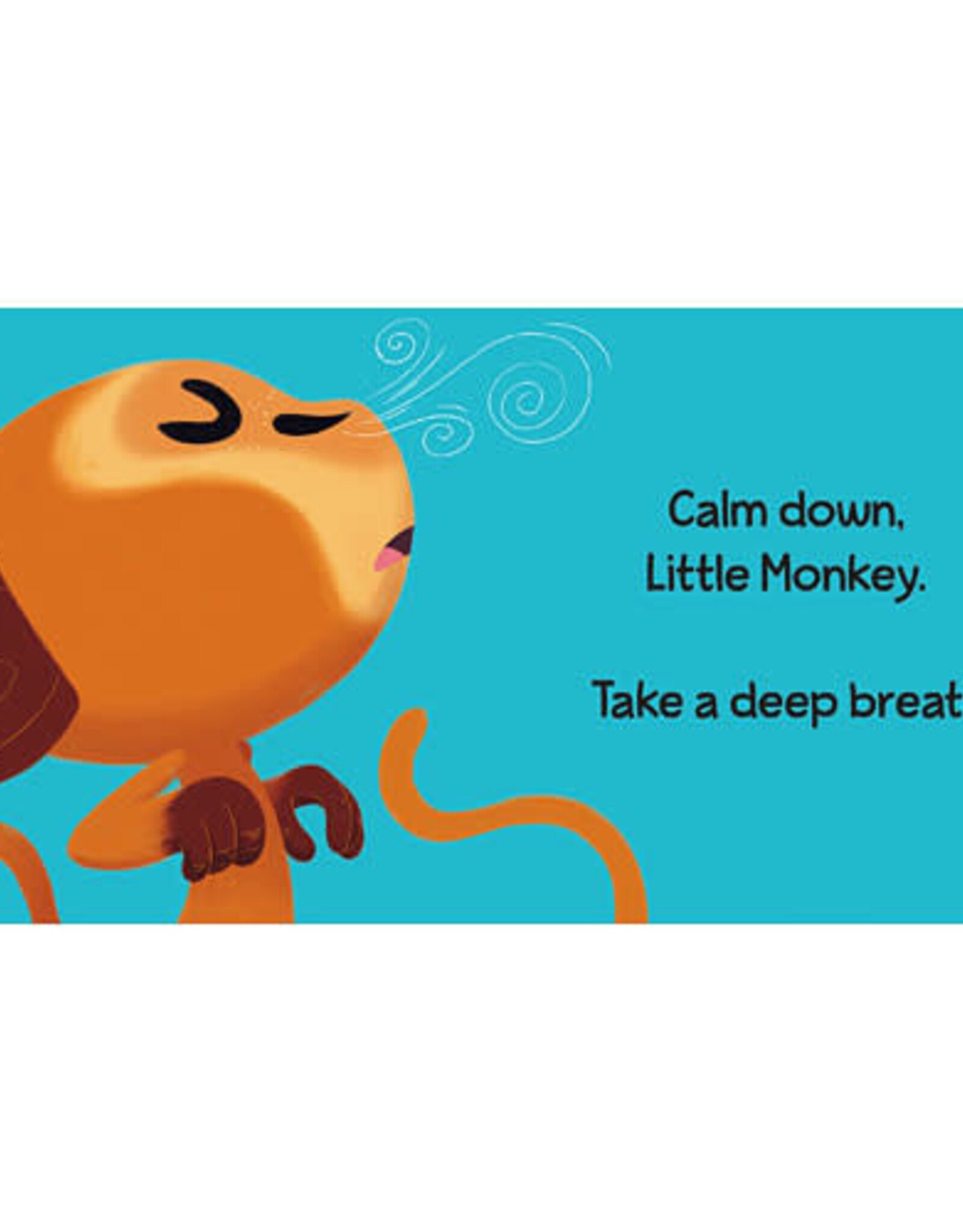 Little Monkey Calms Down Board Book