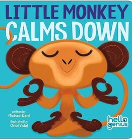 Little Monkey Calms Down Board Book