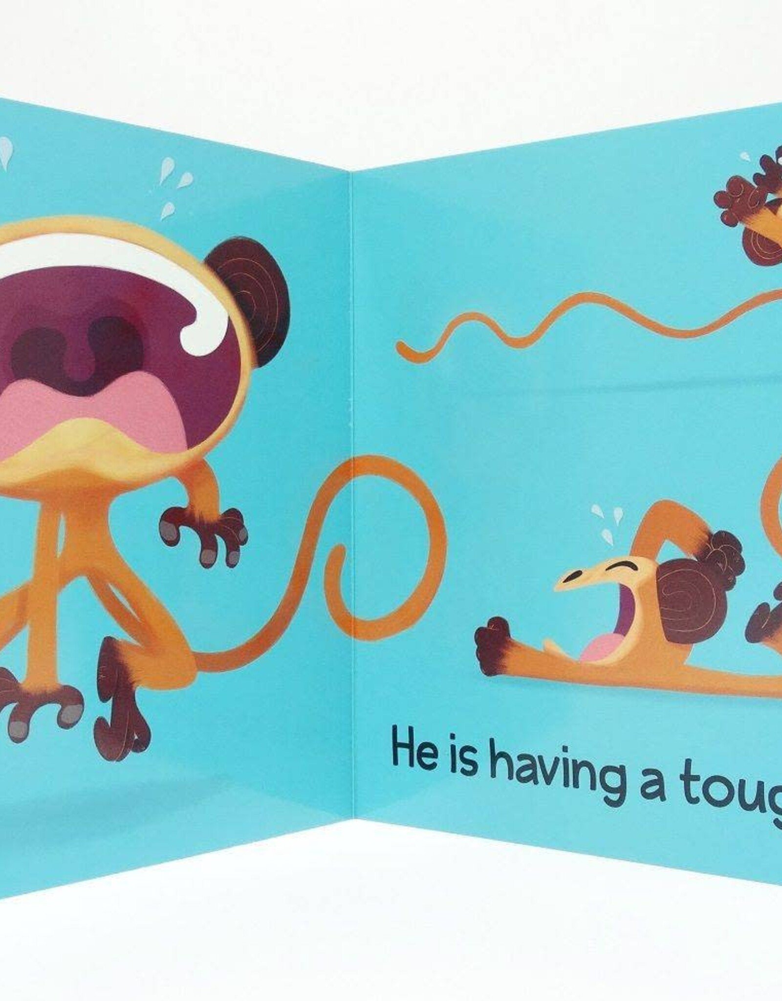 Little Monkey Calms Down Board Book