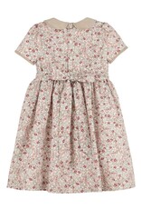 Casero Rose Floral Vintage Quilted Dress