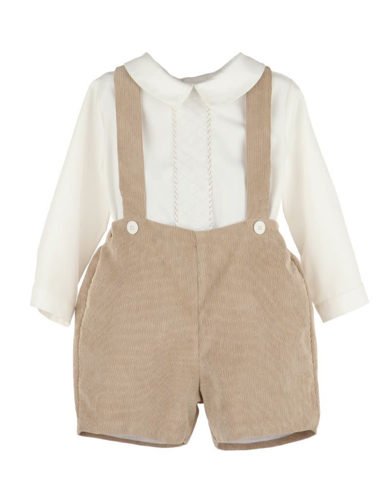 Casero Beige Winterberry Boys Cord Set