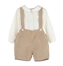 Casero Beige Winterberry Boys Cord Set